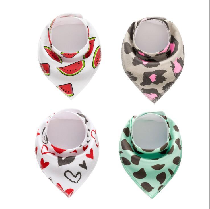 Colorful 4pcs Cotton Baby Bandana Bibs