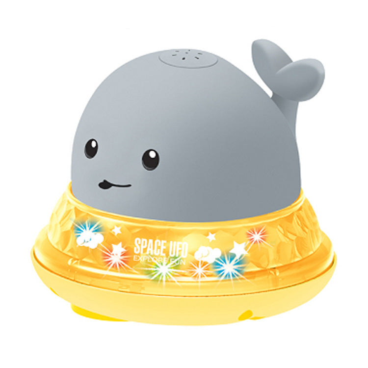 Beautiful Baby Cartoon Whale LED Bath Toy