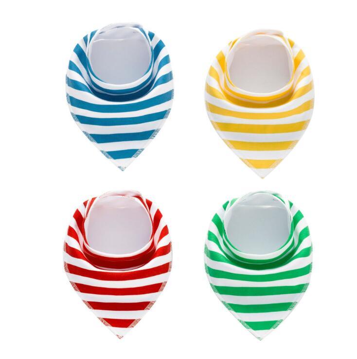 Colorful 4pcs Cotton Baby Bandana Bibs