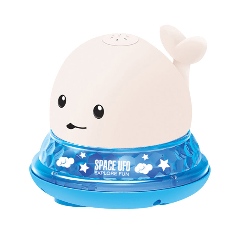 Beautiful Baby Cartoon Whale LED Bath Toy