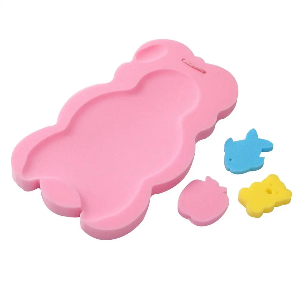 Non-Slip Baby Bath Support Pad | Soft Infant Shower Cushion & Portable Bath Mat