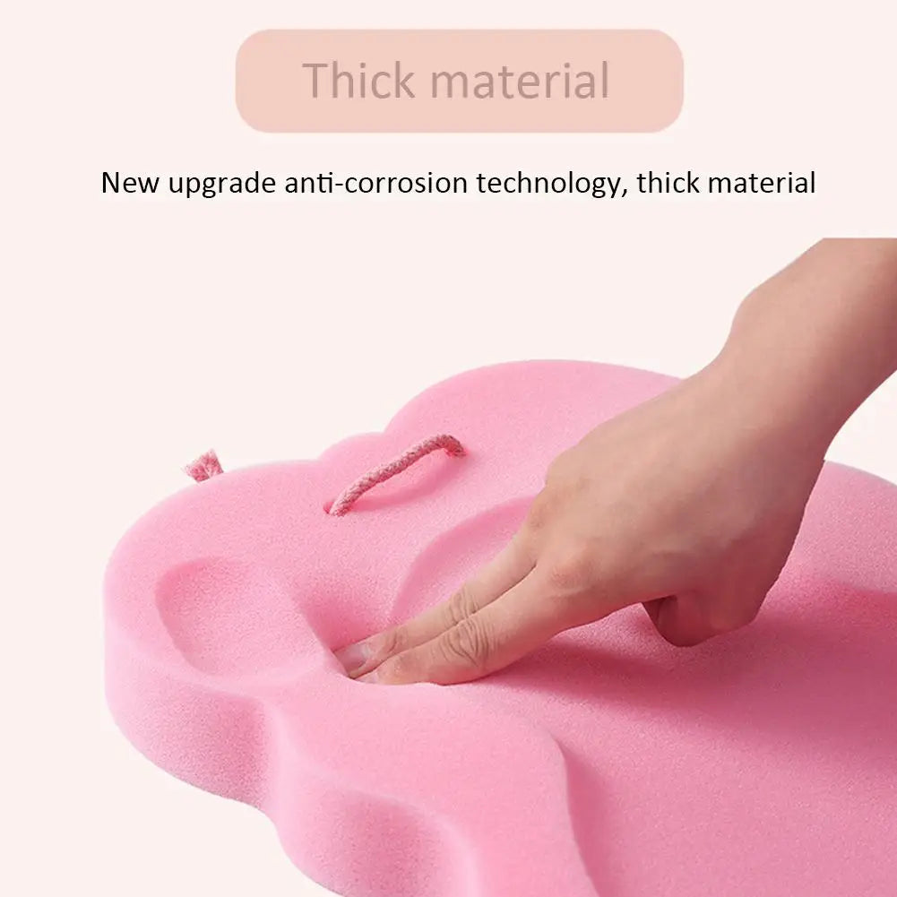 Non-Slip Baby Bath Support Pad | Soft Infant Shower Cushion & Portable Bath Mat