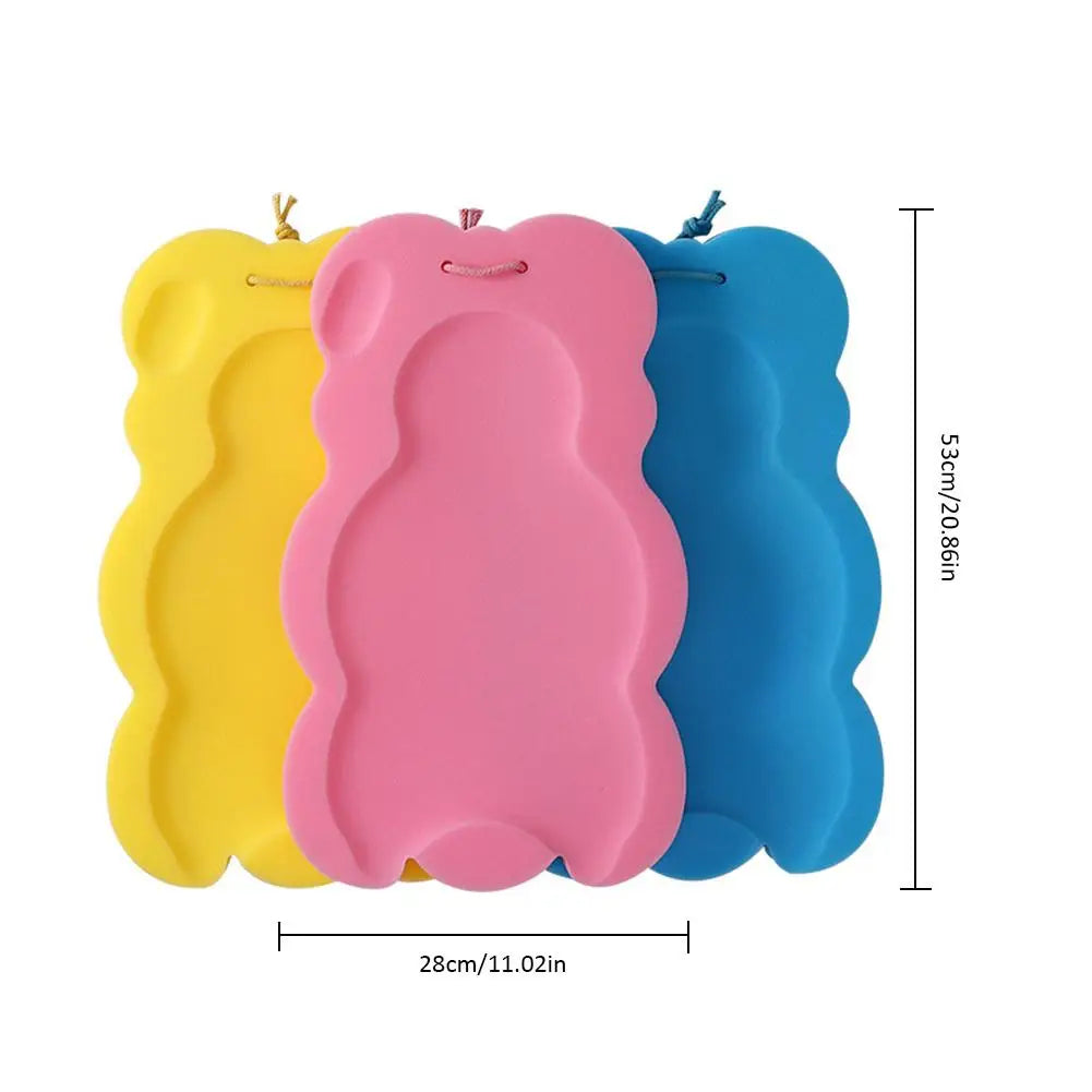 Non-Slip Baby Bath Support Pad | Soft Infant Shower Cushion & Portable Bath Mat