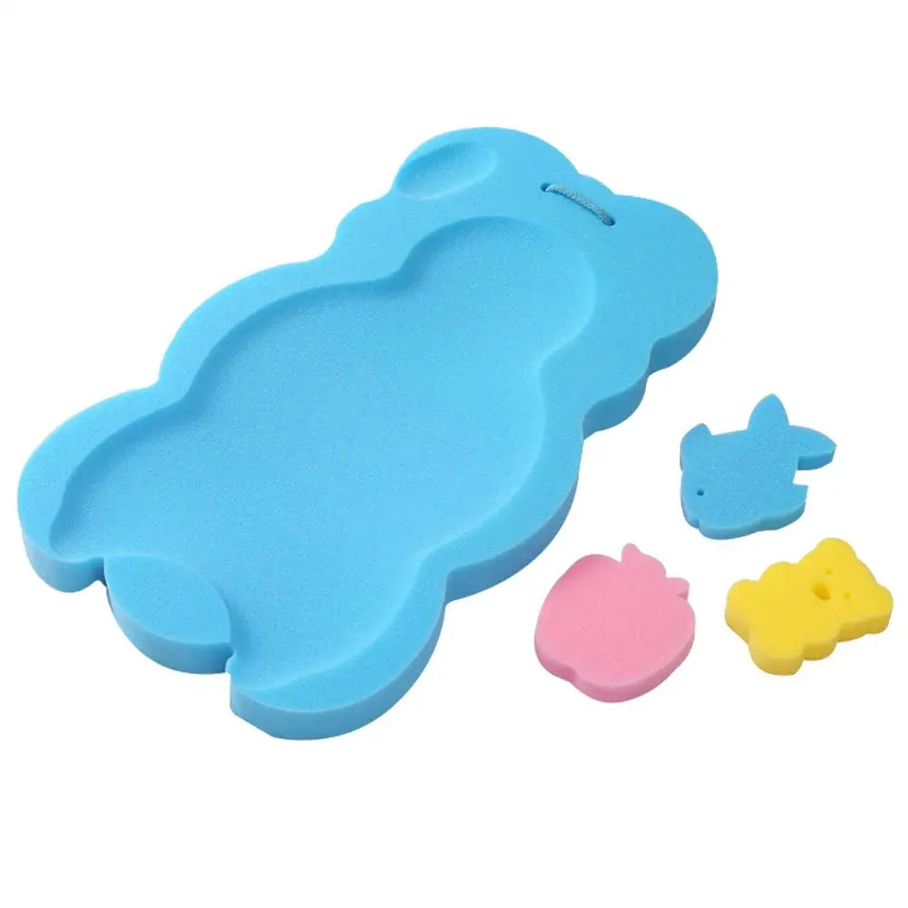 Non-Slip Baby Bath Support Pad | Soft Infant Shower Cushion & Portable Bath Mat