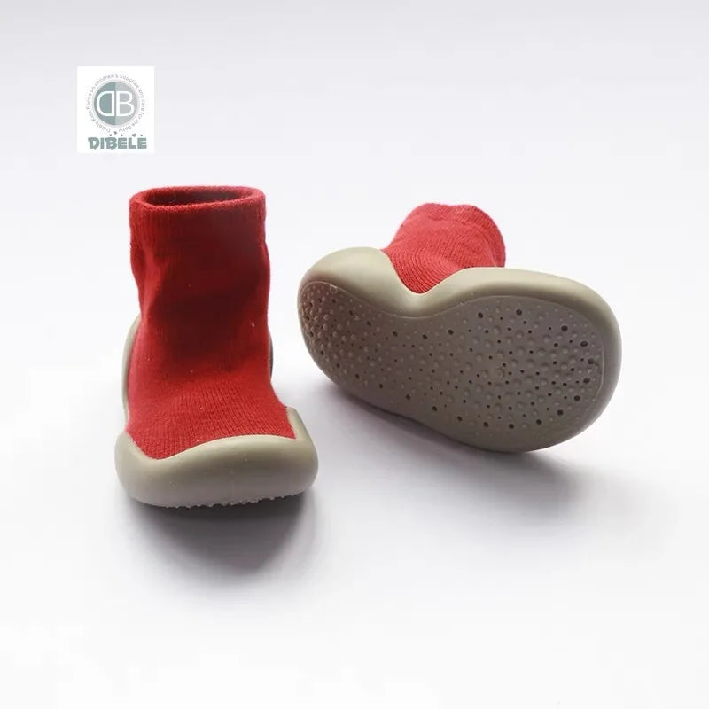 Non-Slip Baby Walking Shoes – Soft Sock-Style Shoes for Boys & Girls (Spring/Autumn)