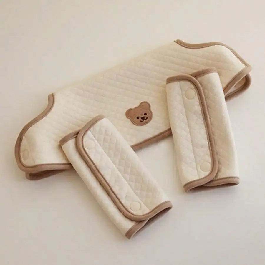 Baby Carrier Bib Set | Chest & Shoulder Strap Protective Covers