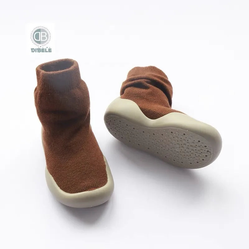 Non-Slip Baby Walking Shoes – Soft Sock-Style Shoes for Boys & Girls (Spring/Autumn)