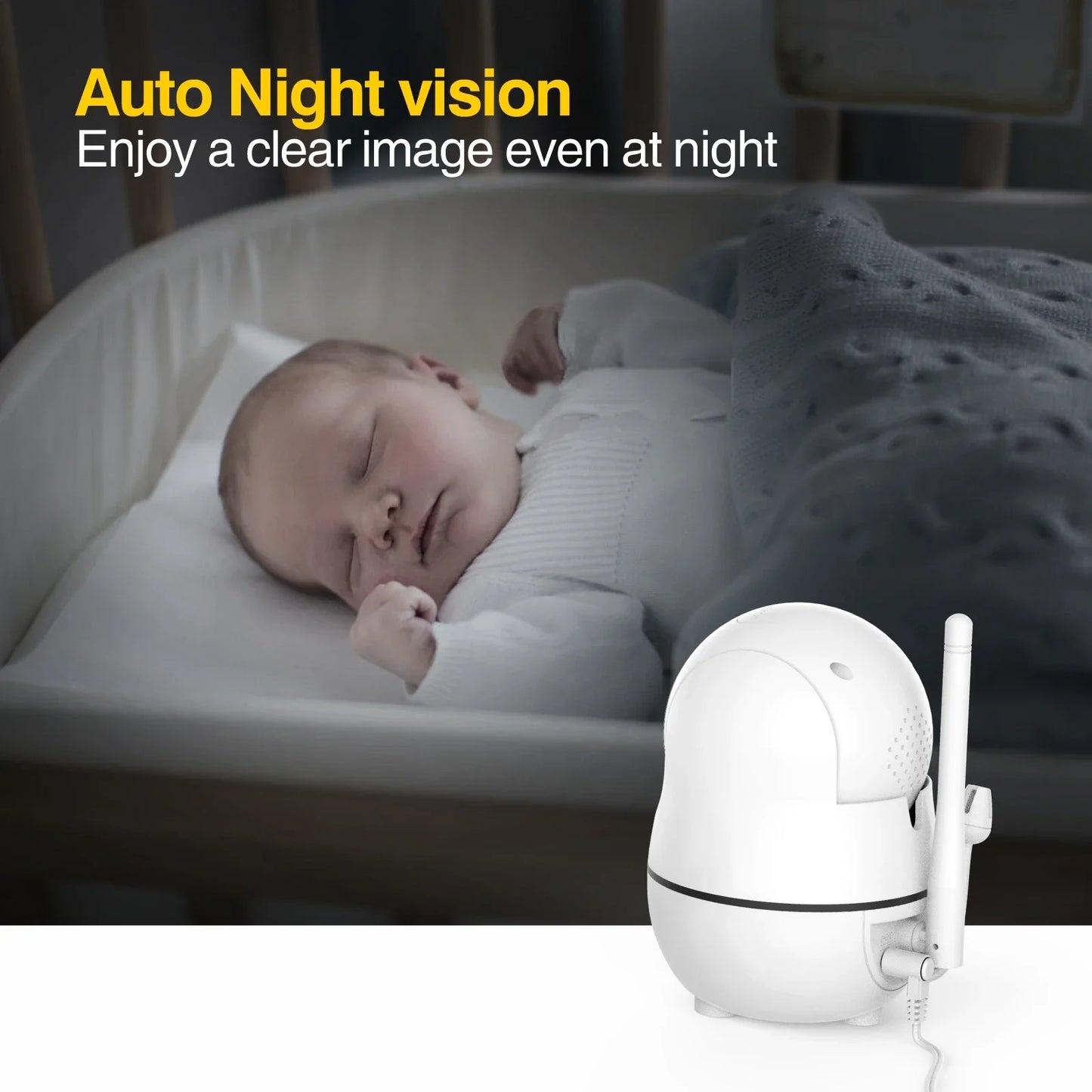 Babystar 7" HD Video Baby Monitor