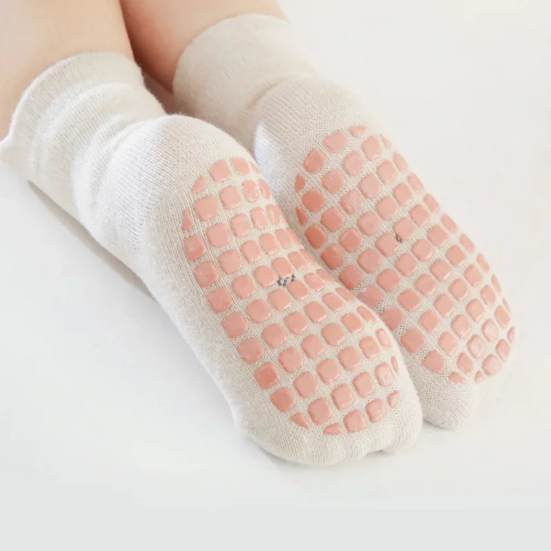 Baby Non-Slip Animal Pattern Socks (3/5 Pairs)