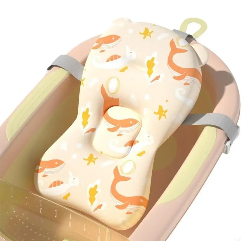 Portable Baby Bath Cushion | Soft Anti-Slip Floating Safety Mat for Newborns