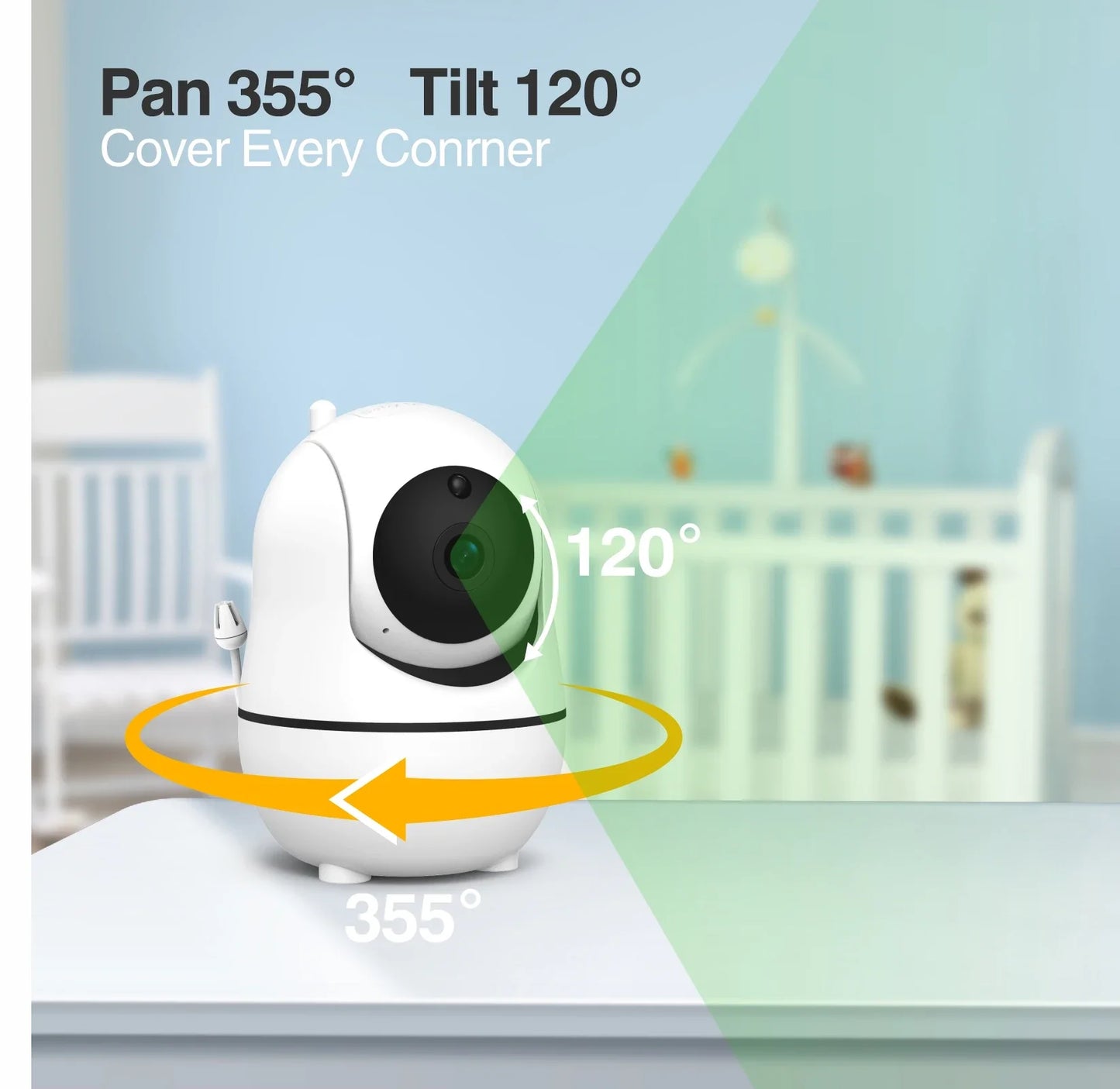 Babystar 7" HD Video Baby Monitor