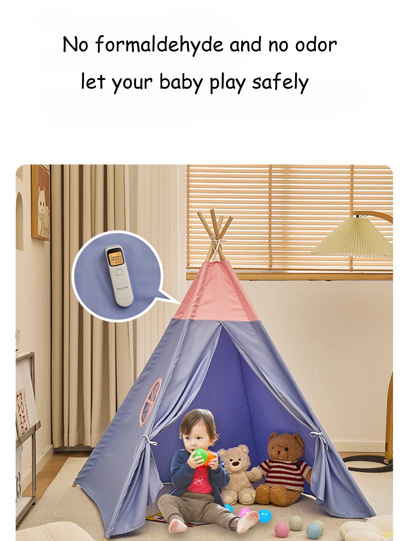 Kids Playhouse Tent – 1.6M Indoor & Outdoor Teepee