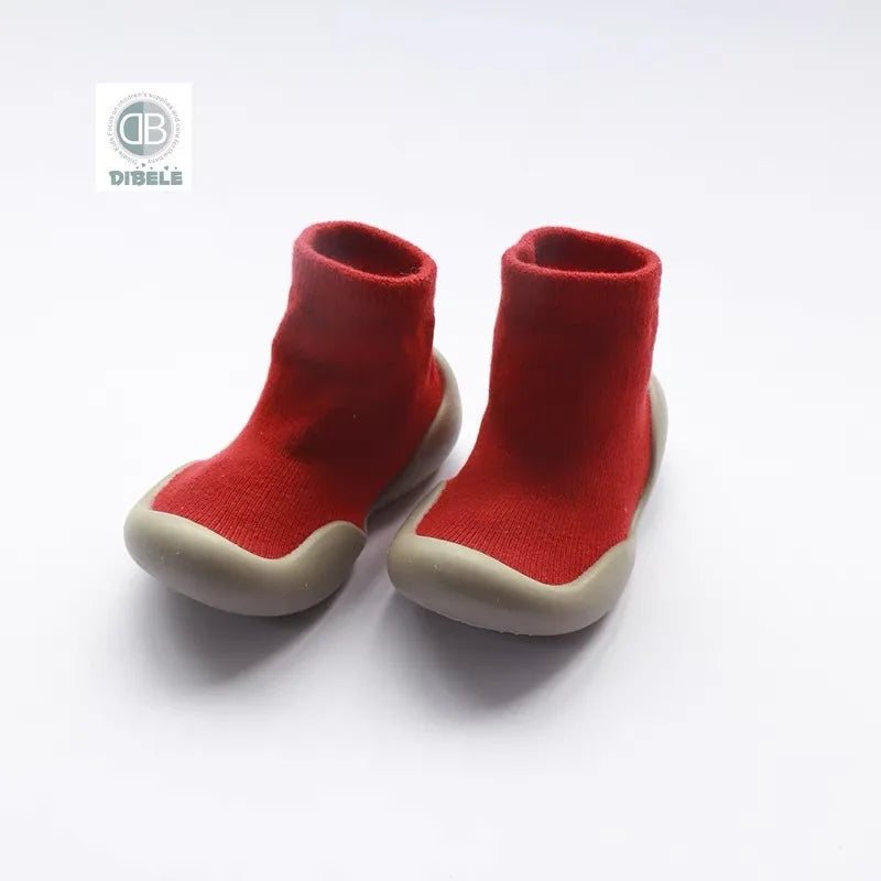 Non-Slip Baby Walking Shoes – Soft Sock-Style Shoes for Boys & Girls (Spring/Autumn)