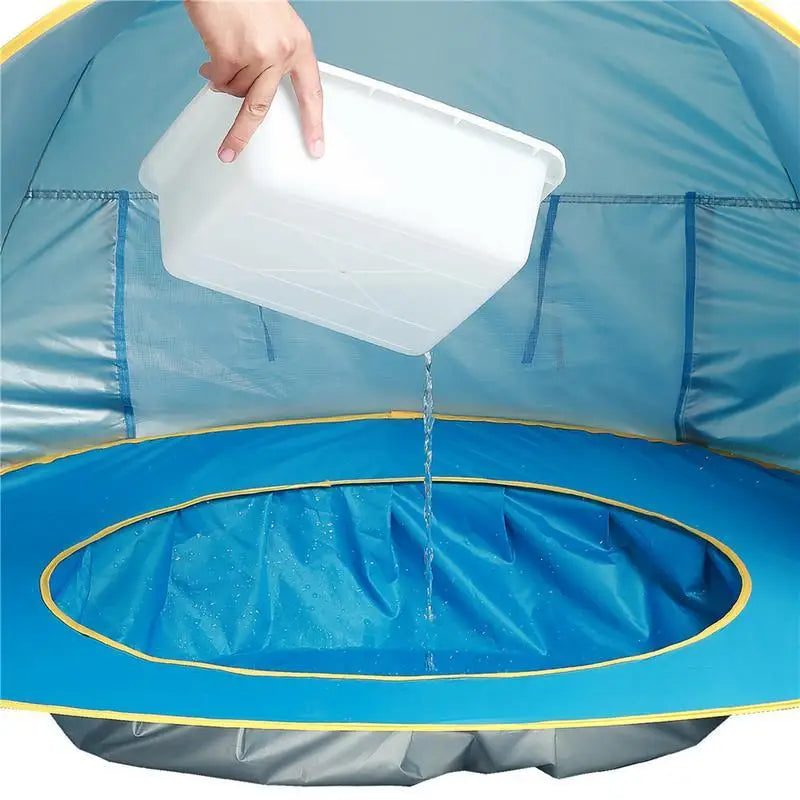 Infant Beach Tent with Pool – UV-Protecting Waterproof Sun Shelter