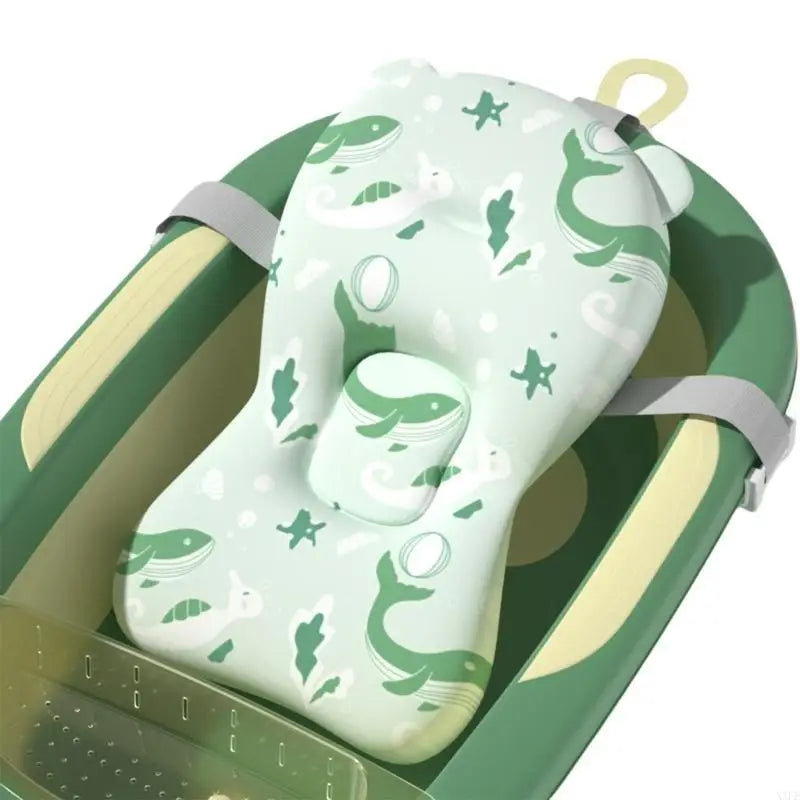 Portable Baby Bath Cushion | Soft Anti-Slip Floating Safety Mat for Newborns