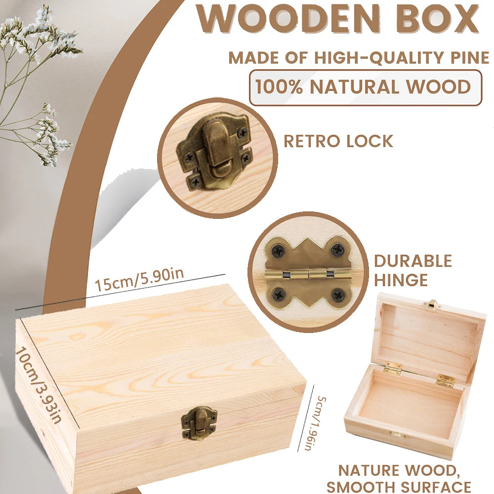 Personalized Baby Wooden Memory Keepsake Box