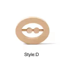Wooden Baby Handheld Bell Toy – Soothing & Educational Gift