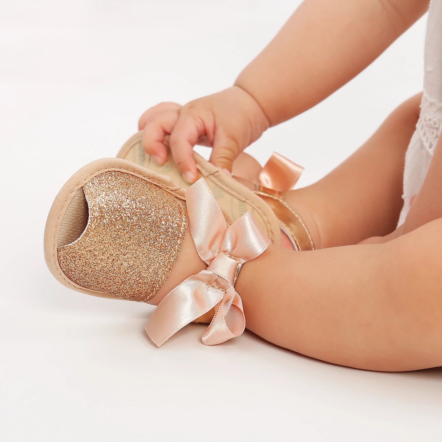 Soft Sole Baby Sandals – Anti-Slip First Walker Shoes with Bowknot (Summer)