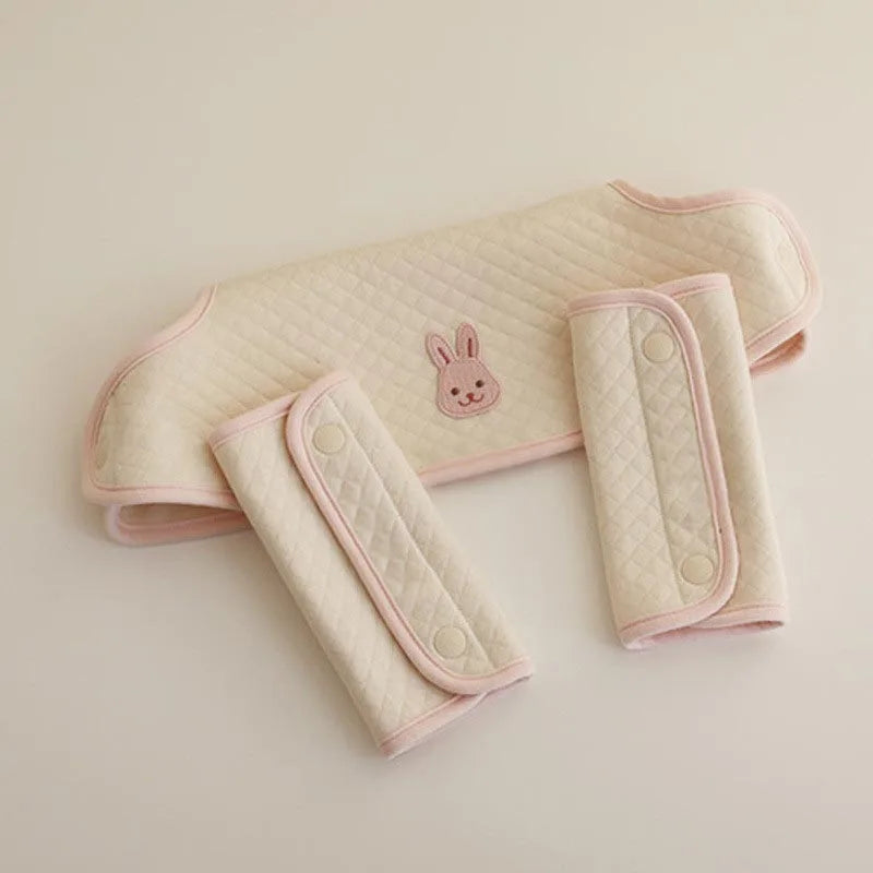 Baby Carrier Bib Set | Chest & Shoulder Strap Protective Covers
