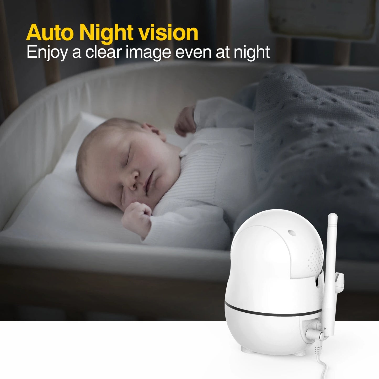 Babystar 7" HD Video Baby Monitor