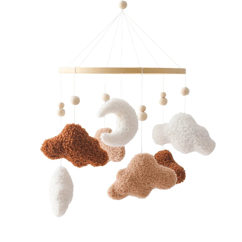 Baby Crib Mobile Rattle Toy – Pink Teddy Bear
