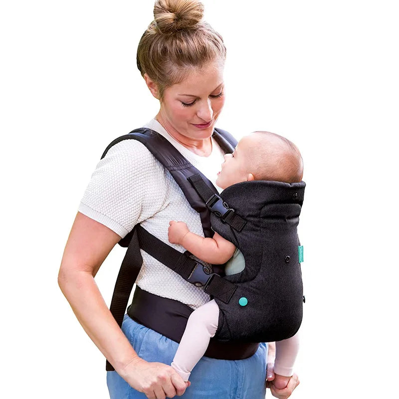 Adjustable 4-in-1 Baby Carrier | Comfortable Sling & Hip Seat Design