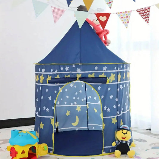Night Sky Kids Play Tent – Cute Castle for Boys & Girls