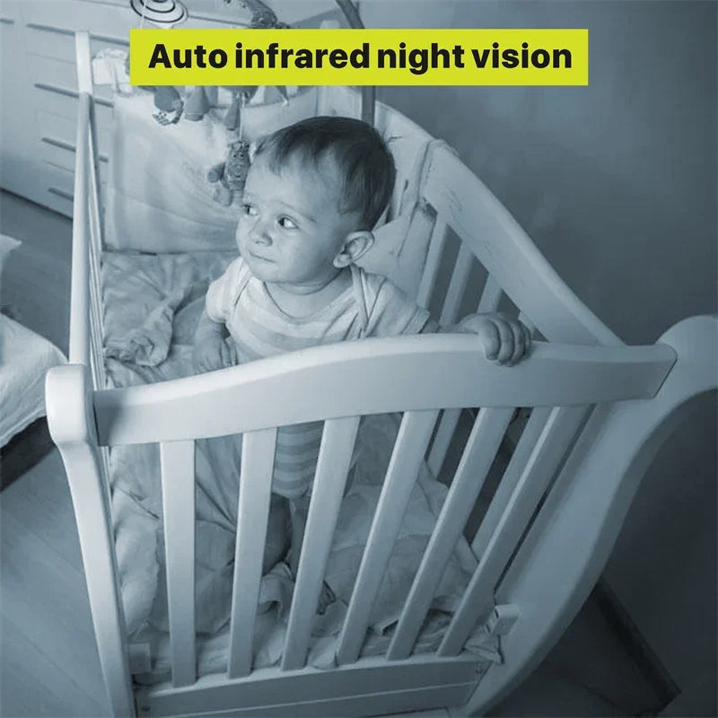 Babystar 5″ Video Baby Monitor with PTZ Camera & Two-Way Audio