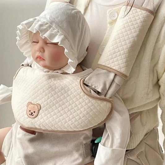Baby Carrier Bib Set | Chest & Shoulder Strap Protective Covers