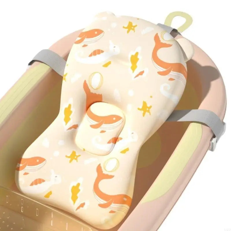 Portable Baby Bath Cushion | Soft Anti-Slip Floating Safety Mat for Newborns