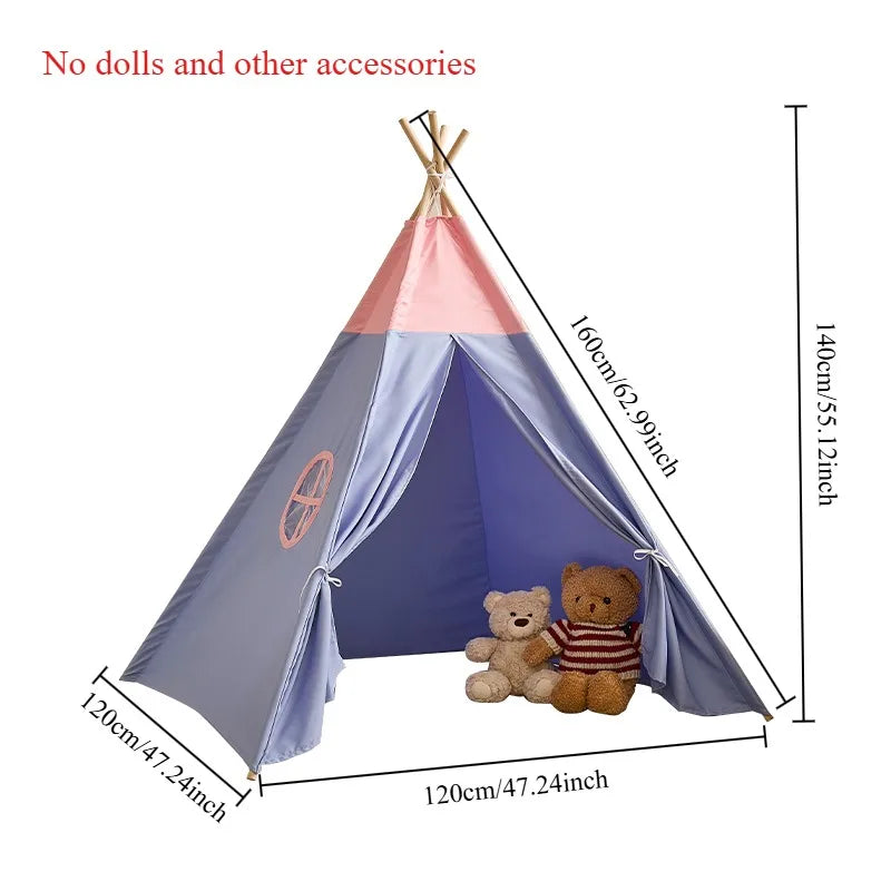 Kids Playhouse Tent – 1.6M Indoor & Outdoor Teepee