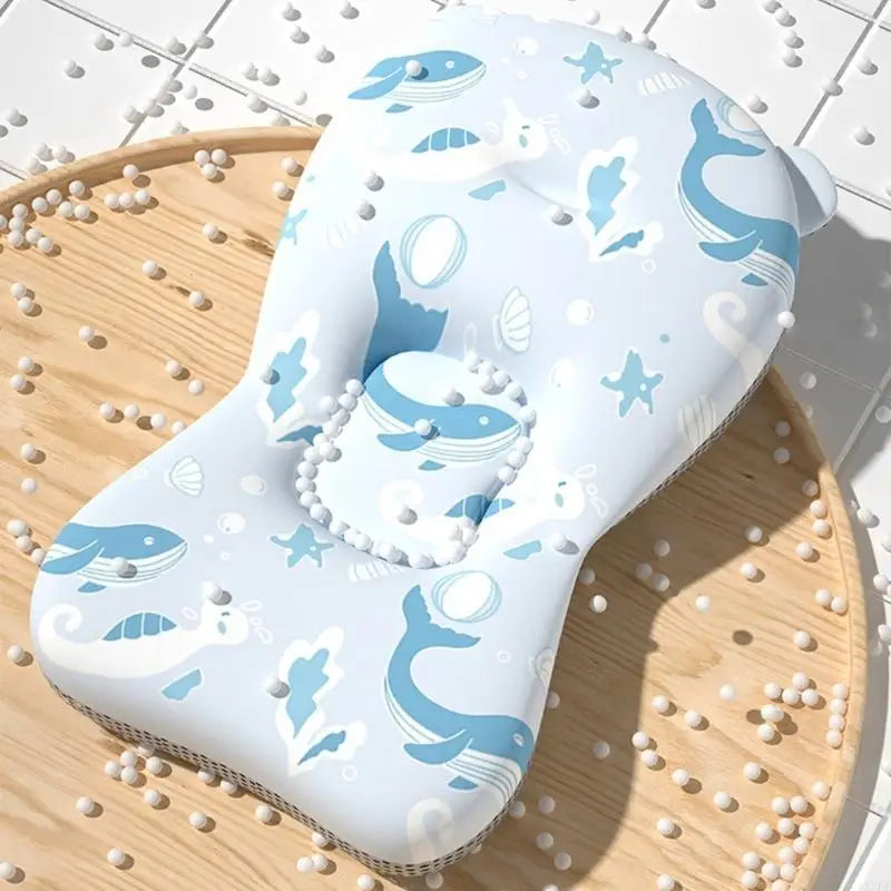 Portable Baby Bath Cushion | Soft Anti-Slip Floating Safety Mat for Newborns